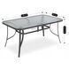 Комплект садових меблів MEBEL ELITE NEBRASKA Чорний