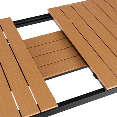 Розкладний садовий стіл MEBEL ELITE ARGOS 140-180 см Дуб
