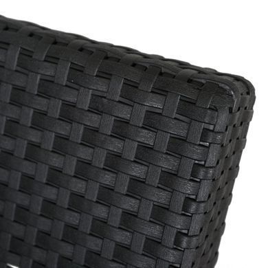 Комплект садових меблів MEBEL ELITE OKLAND Чорний