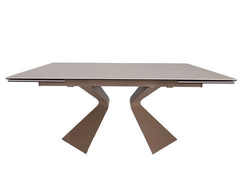 Стіл LAURA CERAMIC 160(240)*90 бежевий мат/бежевий