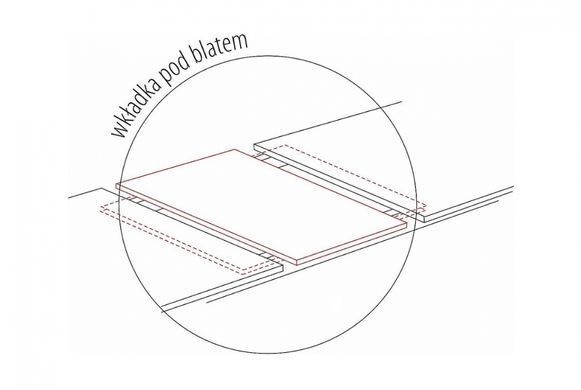 Стіл Vidar 140(180)X80 см Дуб Крафт Табакко/ Крем SIGNAL