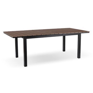 Розкладний садовий стіл MEBEL ELITE ARGOS 140-180 см Горіх