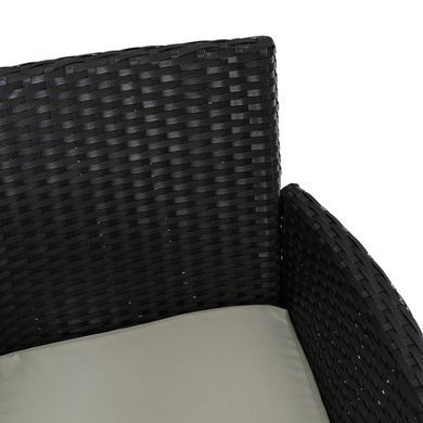 Комплект садових меблів MEBEL ELITE POMONA Чорний