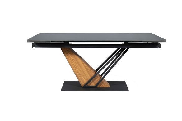 Стол Genesis 180(240)X90 см Черный Мрамор / Черный / Ясень SIGNAL