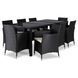 Комплект садових меблів MEBEL ELITE POMONA Чорний