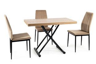 Стол Giotto 110X60 см Дуб/Черный SIGNAL
