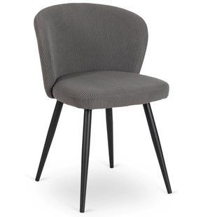 Стілець MEBEL ELITE HAILEY Velvet Сірий