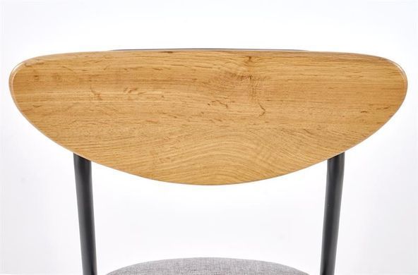Столовый комплект DICKY Натурально-черный-серый HALMAR