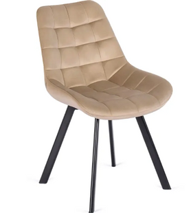 Стул бархатный MEBEL ELITE RICK Velvet Бежевый