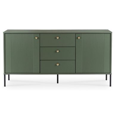 Комод MEBEL ELITE SOFT 2 154 см Зеленый