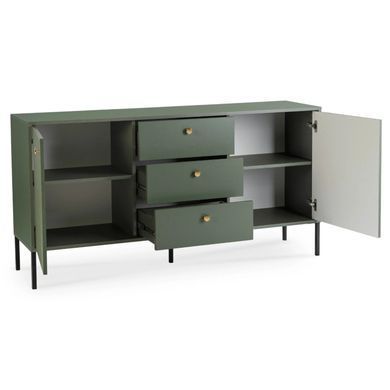 Комод MEBEL ELITE SOFT 2 154 см Зеленый