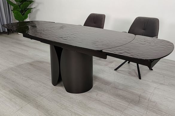 Стол INTARSIO EDGAR 160(240)*90 Бронзовый/коричневый