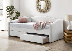 Кровать Caydence Кремовая 90X200 HALMAR