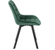 Стул бархатный MEBEL ELITE RICK Velvet Зеленый