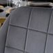 Стілець MEBEL ELITE IRYS Сірий велюр на золотих ніжках