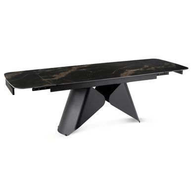 Розкладний обідній стіл MEBEL ELITE VERONA 160(240)*90 см Чорний