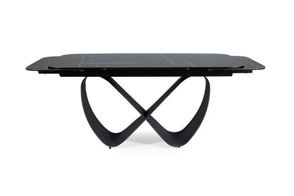 Стіл Infinity Ceramic AZARIO BLACK 160(240)X95 см Чорний Мармур / Чорний мат SIGNAL