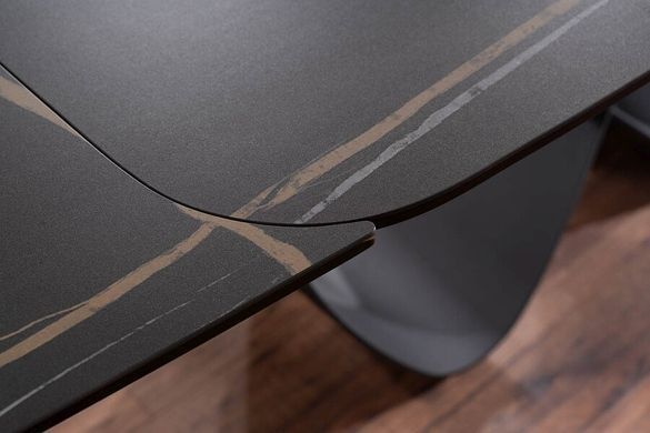 Стіл Infinity Ceramic AZARIO BLACK 160(240)X95 см Чорний Мармур / Чорний мат SIGNAL