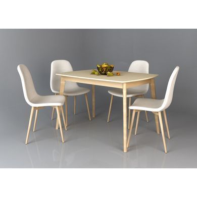 Стіл EXEN ІІ стіл 120(160)*80 дерево/кремовий