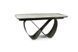 Стіл Infinity Ceramic Amber Bianco 160(240)X95 см Білий Мармур / Коричневий мат SIGNAL