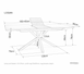 СтолLogan 160(200)x90 см Орех/ Черный Мат SIGNAL