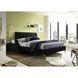 Ліжко Mirage Velvet Чорний 160х200 см SIGNAL