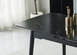 Стіл INTARSIO BERLIN CERAMIC 140(180)*80 чорний мат/чорний каркас