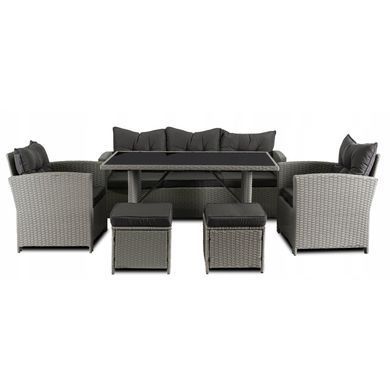 Комплект садових меблів MEBEL ELITE COLORADO Сірий