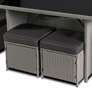 Комплект садових меблів MEBEL ELITE COLORADO Сірий