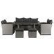 Комплект садових меблів MEBEL ELITE COLORADO Сірий