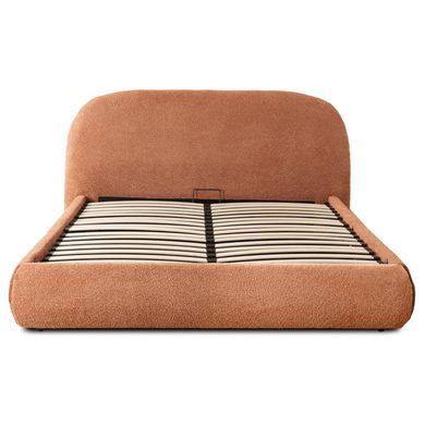 Ліжко MEBEL ELITE ROSSO Boucle 160x200 см Рудий