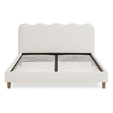Кровать MEBEL ELITE IZMIR 160x200 см Кремовая