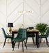 Стілець оксамитовий MEBEL ELITE RIO Velvet Зелений