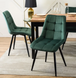 Стілець оксамитовий MEBEL ELITE RIO Velvet Зелений