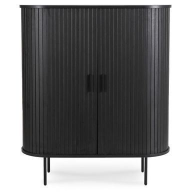 Комод MEBEL ELITE TRISH 100 см Черный