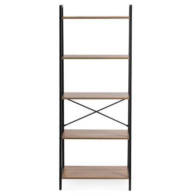 Стелаж MEBEL ELITE ERVA горіх / чорний