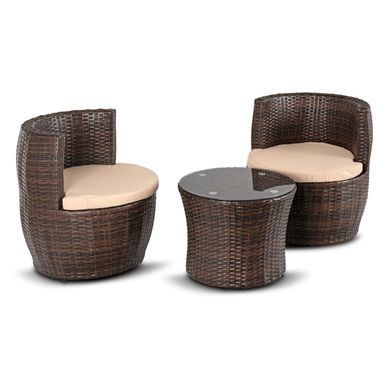 Комплект садових меблів MEBEL ELITE FRIO Коричневий