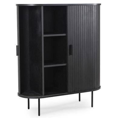 Комод MEBEL ELITE TRISH 100 см Черный