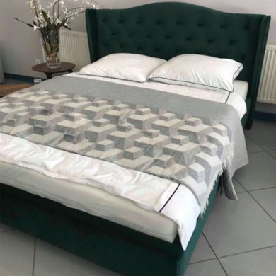 Ліжко Aspen velvet Зелений 160х200 см SIGNAL