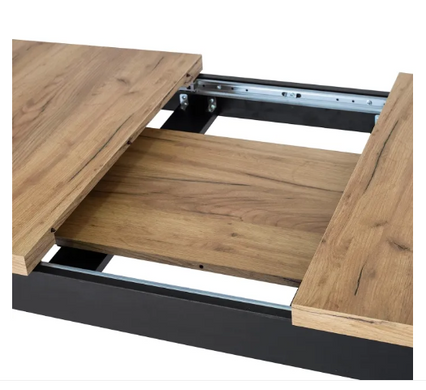 Стол раскладной MEBEL ELITE SKUBI 120-160х75 см дуб крафт