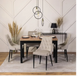 Стол раскладной MEBEL ELITE SKUBI 120-160х75 см дуб крафт