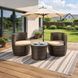 Комплект садових меблів MEBEL ELITE FRIO Коричневий