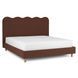 Ліжко MEBEL ELITE IZMIR 160x200 см Рудий