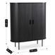 Комод MEBEL ELITE TRISH 100 см Черный