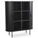 Комод MEBEL ELITE TRISH 100 см Черный