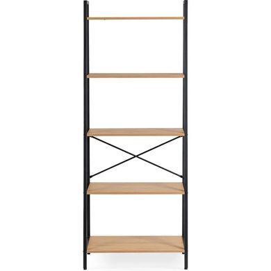 Стелаж MEBEL ELITE ERVA Золотий дуб / Чорний