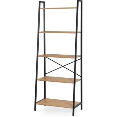 Стелаж MEBEL ELITE ERVA Золотий дуб / Чорний