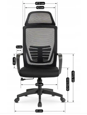 Крісло офісне обертове MEBEL ELITE DESON чорний