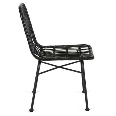Комплект садових меблів MEBEL ELITE WALDI Чорний