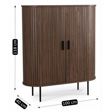 Комод MEBEL ELITE TRISH 100 см Орех